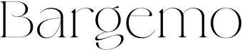 preview image of the Bargemo font