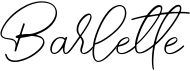 preview image of the Barlette font