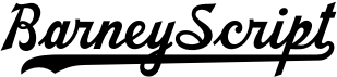 preview image of the Barney Script font
