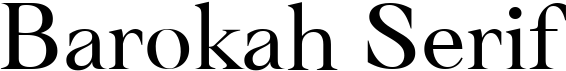 preview image of the Barokah Serif font