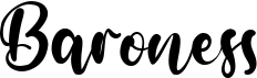 preview image of the Baroness font