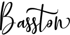 preview image of the Basston Script font