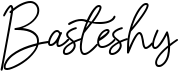 preview image of the Basteshy font