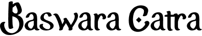 preview image of the Baswara Catra font