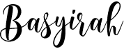 preview image of the Basyirah Script font