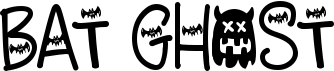 preview image of the Bat Ghost font