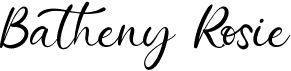preview image of the Batheny Rosie font