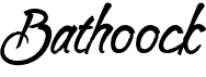 preview image of the Bathoock font