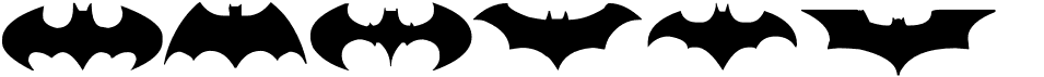 preview image of the Batman Logo Evolution TFB font