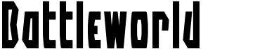 preview image of the Battleworld font