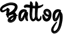 preview image of the Battog font