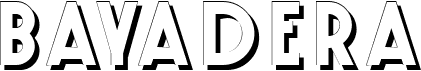 preview image of the Bayadera font