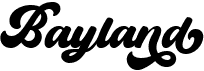 preview image of the Bayland font