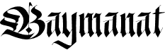 preview image of the Baymanat font