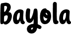 preview image of the Bayola font
