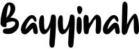 preview image of the Bayyinah font