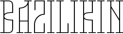preview image of the Bazilikin font