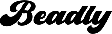 preview image of the Beadly font