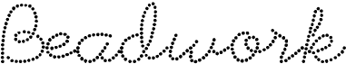 preview image of the Beadwork font