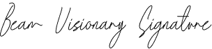 preview image of the Beam Visionary Signature font