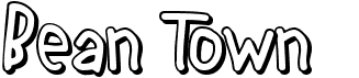 preview image of the Bean Town font