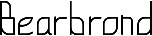 preview image of the Bearbrond font