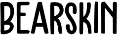 preview image of the Bearskin font