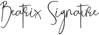 preview image of the Beatrix Signature font