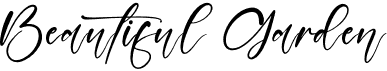preview image of the Beautiful Garden font