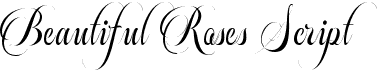 preview image of the Beautiful Roses Script font