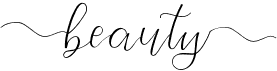preview image of the Beauty font