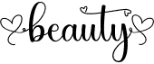 preview image of the Beauty font