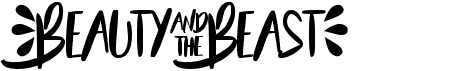 preview image of the Beauty and the Beast font