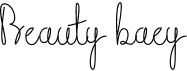 preview image of the Beauty Baey font