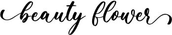 preview image of the Beauty Flower font