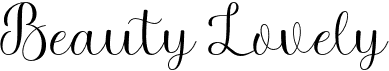 preview image of the Beauty Lovely font