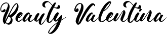 preview image of the Beauty Valentina font