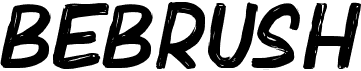 preview image of the Bebrush font