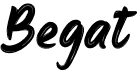preview image of the Begat font