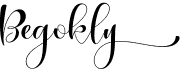 preview image of the Begokly font