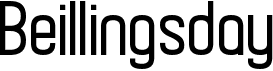 preview image of the Beillingsday font