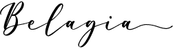 preview image of the Belagia font