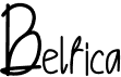 preview image of the Belfica font