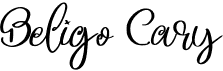 preview image of the Beligo Cary font