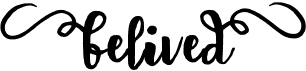 preview image of the BeliveD font