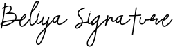 preview image of the Beliya Signature font
