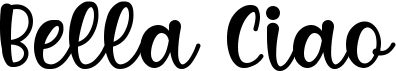 preview image of the Bella Ciao font