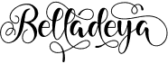 preview image of the Belladeya font