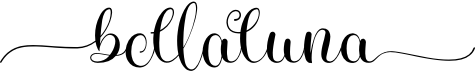 preview image of the Bellaluna font