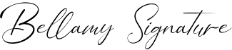 preview image of the Bellamy Signature font